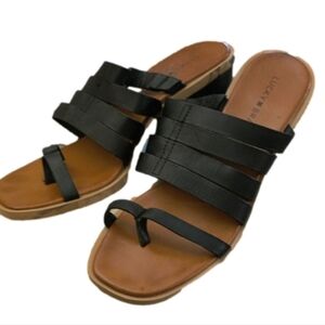 Lucky Brand Bazzara High Heels Strappy Pumps Size 9.5M